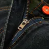 Motorcykeln herrvarumärke jeans rippad design plus size mode ruin hög kvalitet rak