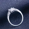 Bague de styliste en argent S925 pour femmes, Europe et amérique, bague en diamant Zircon, à la mode, premier bijoux, cadeau Qixi