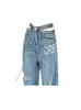 Jeans pour hommes Jeans déchirés pour femmes personnalité tendance de rue vieux jean taille haute délavé rétro Hip Hop Couple pantalon ample Harajuku Y2k pantalon 231206