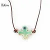 BoYuTe Nuovo 5 pz Porcellana Cinese Ciondolo In Ceramica Croce Collana Donne Gioielli Etnici Accessori da Donna Imballaggio indipendente261P