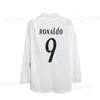 Real Madrids längre retro fotbollströjor långärmad 1998 99 fotbollströjor Guti Ramos Seedorf Carlos 01 02 2011 12 05 06 07 09 10 Ronaldo Zidane Raul Finals Kaka