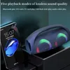 Głośniki telefonu komórkowego przenośne wodoodporne 100W głośnik Bluetooth o dużej mocy RGB Kolor Light Subeless Subwoofer 360 STEREO OUNTER TWS FM GŁĘBOWA 231206