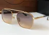 Occhiali da sole in moda vintage 8030 Frame metallico quadrato Doppio Doppio Design del raggio semplice e generoso Eyewear di protezione Uv400 Eyewear6345