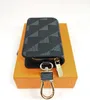 WALLET CARD HOLDER RECTO VERSO Designer leather Fashion Womens Mini Zippy Organizer Wallet Coin Purse bag Belt Charm Key Pouch Wallet men