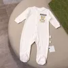 New Born Baby Clothes Designer Pagliaccetto Misto cotone Tute Giocattolo Baby Bambini Tuta Neonati Abbigliamento Tuta di lusso per pagliaccetti ragazzo