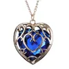 Nyckelringar Legend of KeyChain Fashion Love Heart Form Pendant Key Rings Bag Charms bilnycklar Holder med Rhinestone Chain Necklace Gift DHTH4