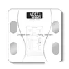 Escalas de peso corporal USB Bluetooth Floor Banheiro Balança Smart LCD Display Gordura Água Massa Muscular BMI 180Kg 230606 Drop Delivery Saúde Dhyjv