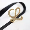 2024 Luojia Designer Brooch For Geometric Hollow Letter Pear Brooch Pin Personalized Versatile Accessories