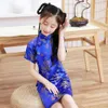 Robes de fille Robe d'été Style filles chinoises Qipao traditionnel chinois enfants Tang vêtements bébé vêtements 2312306