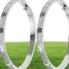 Titanium Steel Bangle Bracelet 2 Row Full Diamond Women Men Bracelets Distance Jewelry Gift 1619 without box set8637443