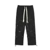 Calças masculinas baggy cargo pant calças para homens streetwear y2k techwear homem largo muitos bolsos cinza preto moda tático jogger tubo 231206