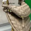 Italia Hangbag Botteg Venet Gemelli Borsa hobo Vera pelle Sotto le ascelle Spalla Luna Borse intrecciate Borse a mano firmate Shopping Totes Moda