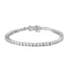 Collier Bracelet Pass testeur de diamant glacé Bling Moissanite diamant Hip Hop bijoux 925 chaîne de Tennis en argent