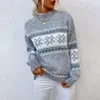 Kobiety swetry świąteczne dzianiny FallWinter 2023 Semiturtleck SWEATER SWEATER 231206