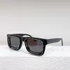 Óculos de sol de designer para mulheres homens verão 2401 anti-ultravioleta retro placa moda acetato quadrado quadro completo passarela estilo cyberpunk uv400 óculos caixa aleatória