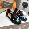 Designer Brand Casual Shoes 2024 Toppkvalitet Rockrunner Camo Black White Green Orange Multi-Color Camouflage Mens Women Platform Luxury Brand Trainers Runners