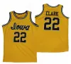 Айова-орлиновый баскетбольный баскетбол Джерси NCAA Custom Caitlin Clark 22 Сидней Аффолтер Молли Дэвис Ханна Стуэльке S-3XL Полный ED Youth Women 3