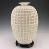 Rare Oriental antique handmade dehua ceramic hollow out big vase287s