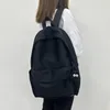 Mochila de 43cm para estudantes masculinos e femininos, versão coreana, famosa, mochila de lona, viagem japonesa, grande capacidade, mochila