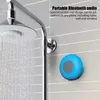 Haut-parleurs de téléphone portable Mini haut-parleur Bluetooth étanche salle de bain audio haut-parleur de douche sans fil lumière RGB pour haut-parleur de téléphone portable haut-parleur de voiture mains libres 231206