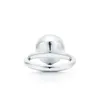 Kinesiska lyxvarumärken Bollband ringar för kvinnor S925 Sterling Silver Classic Anillos Nail Finger Fine Love Ring Smycken