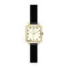 Relógios de pulso relógios femininos mulheres pulseira de couro relógio senhoras quartzo strass relógio quadrado para meninas designer feminino