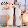 Travesseiro 1 pc Animal Gato Bonito Criativo Longo Soft Throw Office Break Nap Almofada de Dormir Presente Decoração de Casa