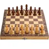 Jeux d'échecs en bois damier pièces en bois massif pliant jeu de puzzle haut de gamme 230419 livraison directe Sports de plein air table de loisirs Dh1N6