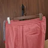 Kiton coton pantalon homme sport rose pantalon décontracté