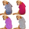 Hundkläder Vinter Petkläder för stora hundar Varma bomull Big Hoodies Golden Retriever Pitbull Coat Jacket Pets Klädtröjor275U