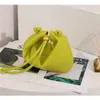 Autentica borsa con perline annodate a spalla di mucca Venetas BottegvVeneta Borse Designer Borse moda in pelle Borsa a un giro Oro Outlet N4YUEJUK WN-19BX