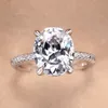 Cluster Rings Silver Plated AAA Zirconia Never Fade F1814 F1815 F1816 For Wedding Women Fashion Engagement Party Jewelry Good Quality