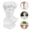 Vases grec David Statue statues romaines Sculptures tête porte-stylo fleurs Vase maquillage brosse bureau organisateur