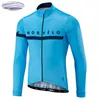 Morvelo Winter Thermal Fleece Cycling Jersey long sleeve Ropa ciclismo hombre Bicycle Wear Bike Clothing maillot Ciclismo241E