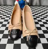 Sapatos de grife de gatinhos de balé slingbacks marca paris zagueiro feminino primavera de couro acolchoado de couro escorregador