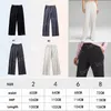 Pantaloni casual da donna di moda premium Pantaloni larghi morbidi da yoga a gamba larga 4 colori