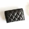 Wallet Designer Wallet Channel CC Wallet Credit Card Holder Cardholder Caviar Lambskin Leather Flap Purse Women Fashion Classic Short Hasp Purses Fencefind