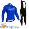 Cycling Jersey Sets Tour Of Italy Winter Thermal Fleece Set Mens Suit Ciclismo Pro Bicycle Clothing Mtb Bike Kit Z230130 Drop Delive Dhu1X