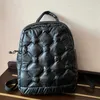 Sacs d'école Espace d'hiver rembourré vers le bas sac à dos mode grande capacité sac à dos femme épaule coton matelassé sac d'école Mochilas Femininas 231205