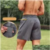 Herr shorts yoga outfit män korta byxor som kör sport basket andas tränare byxor vuxna sportkläder gym träning fitness slitage torr elastisk w435