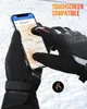 Luvas de esqui motocicleta luvas aquecidas tela sensível ao toque inverno quente luvas de esqui impermeável recarregável aquecimento luvas térmicas para snowmobile 231205