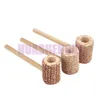 Naturalne rury kukurydziane przenośne tytoń palenie rurki innowacyjna design bambus drewniany ustnik Uchwyt wysokiej jakości ręcznie robiony dhl