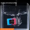 New Transparent Shell LED Light Dial Double Arc USB Lighter Outdoor Sealed Waterproof Pulse Plasma Touch Sensitive