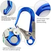 Carabiners Lighten Up Aerial Work Safety Hook Big Opening Alloy Carabiner Steel Pipe Industry Protection Lock Fall-proof Insurance Buckle 231205