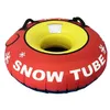 Sledding Nylon Cover Inflatable Snow Tube Sled for Winter Play Equipment Durable Bottom 1 Rider 231205