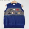 Cardigan Toddler Girl Fall Clothes Boys and Girls 'Vest Cartoon Bear Mönster Sticked Pullover Baby Sweater Q231206