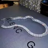 Pendentif Colliers 2024 Luxe Crystal Charm Collier court pour femmes filles fête de mariage ras du cou bijoux cadeau E478