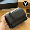 Designerskie torby crossbody designer torba na ramię Wysokiej jakości torba krzyżowa torebka krzyżowa torba na zachód słońca mała klapa z procą