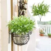 Fiori decorativi 1pc Simulazione artificiale di moda Petunia Piante simulate Morning Glory Foglia verde Decorazione per la casa in plastica per esterni