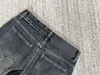 Kvinnors jeansdesigner 2023 Autumn Low midja breda ben Jeans för kvinnor Design Känsla ut sliten, tvättad lös, rak ben Slimning Floor Slim Pants